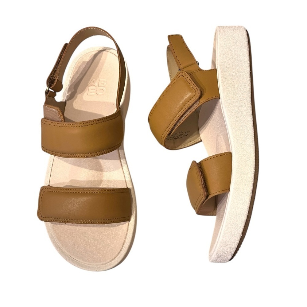 ABEO Paseo Sandal Women's Tan Sandals Sz 8